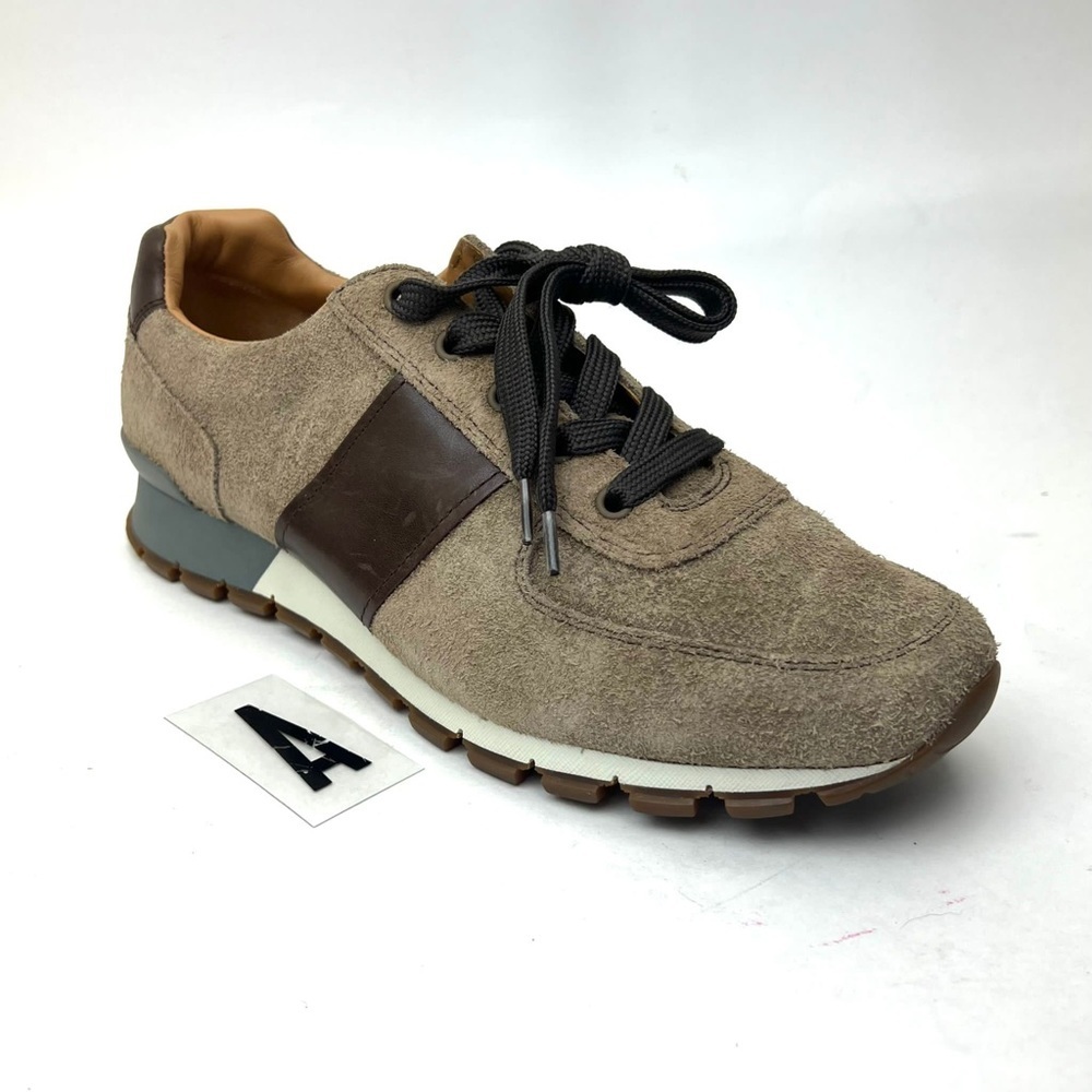 PRADA men Suede & Leather Sneakers sz 8